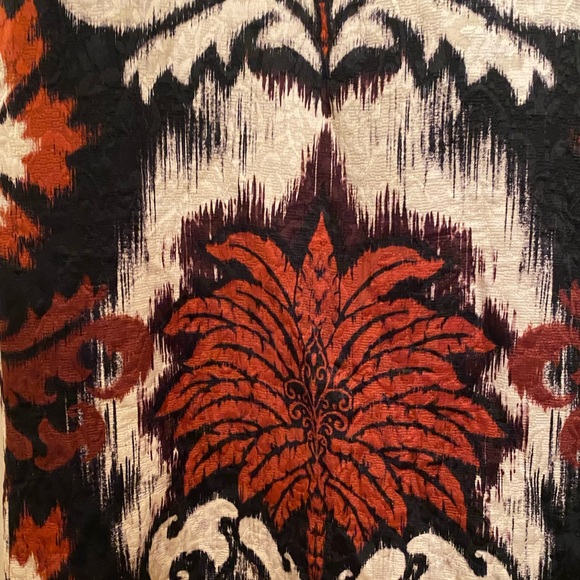 Johanna Ortiz Women's Red Talismatic Message Silk Midi-Dress Size 2 - Picture 5 of 10